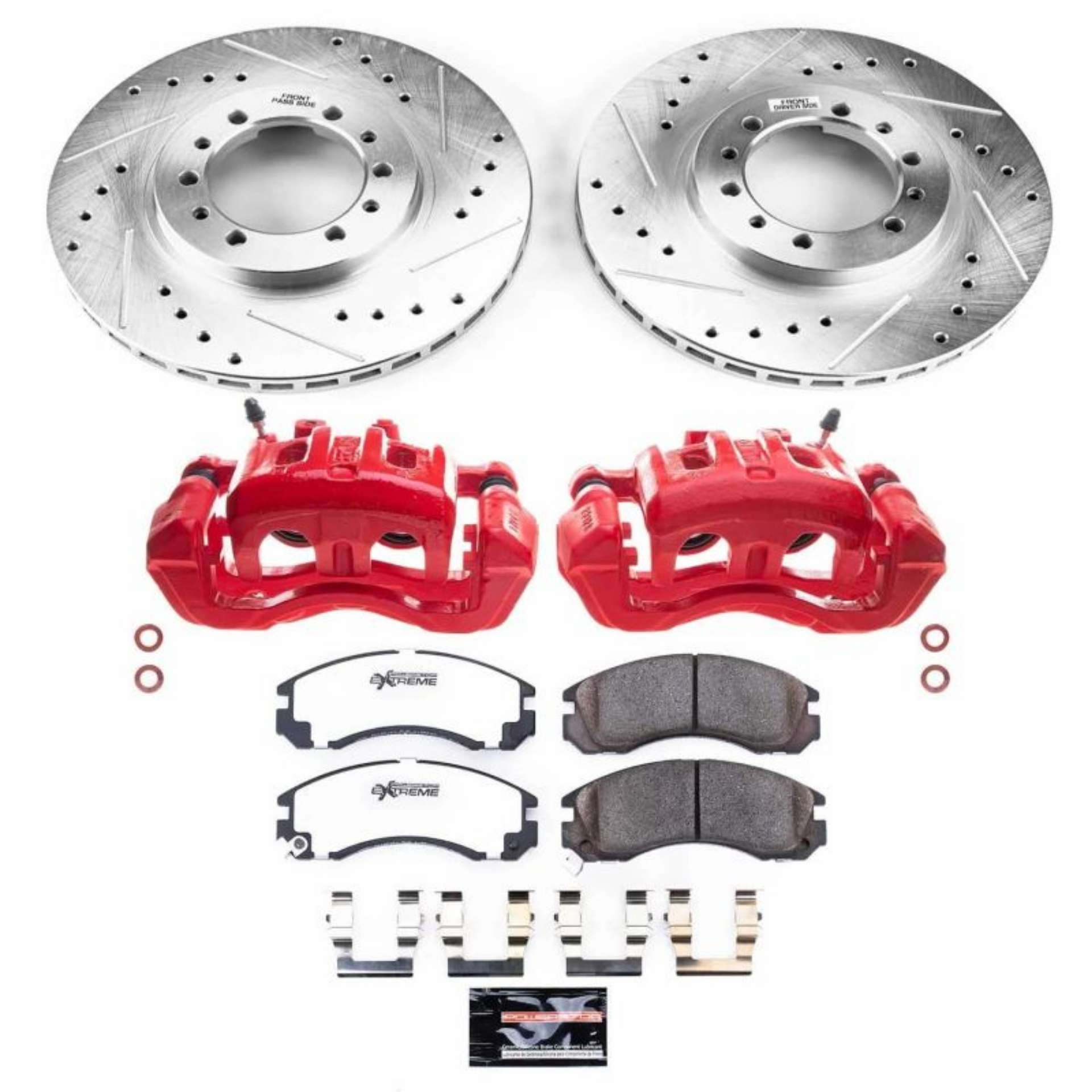 Picture of Power Stop 96-91 Mitsubishi Montero Front Z26 Street Warrior Brake Kit w-Calipers