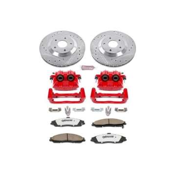 Picture of Power Stop 97-04 Chevrolet Corvette Front Z26 Street Warrior Brake Kit w-Calipers