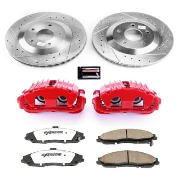 Picture of Power Stop 97-04 Chevrolet Corvette Front Z26 Street Warrior Brake Kit w-Calipers