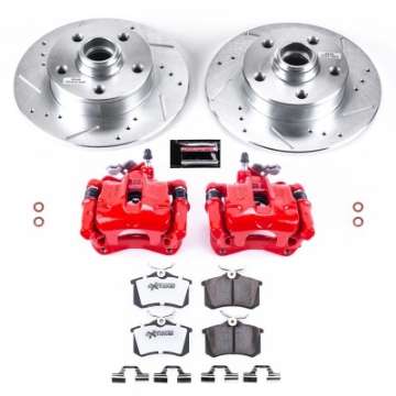 Picture of Power Stop 92-95 Volkswagen Corrado Rear Z26 Street Warrior Brake Kit w-Calipers