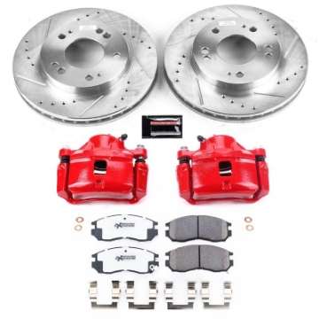 Picture of Power Stop 95-00 Chrysler Sebring Front Z26 Street Warrior Brake Kit w-Calipers