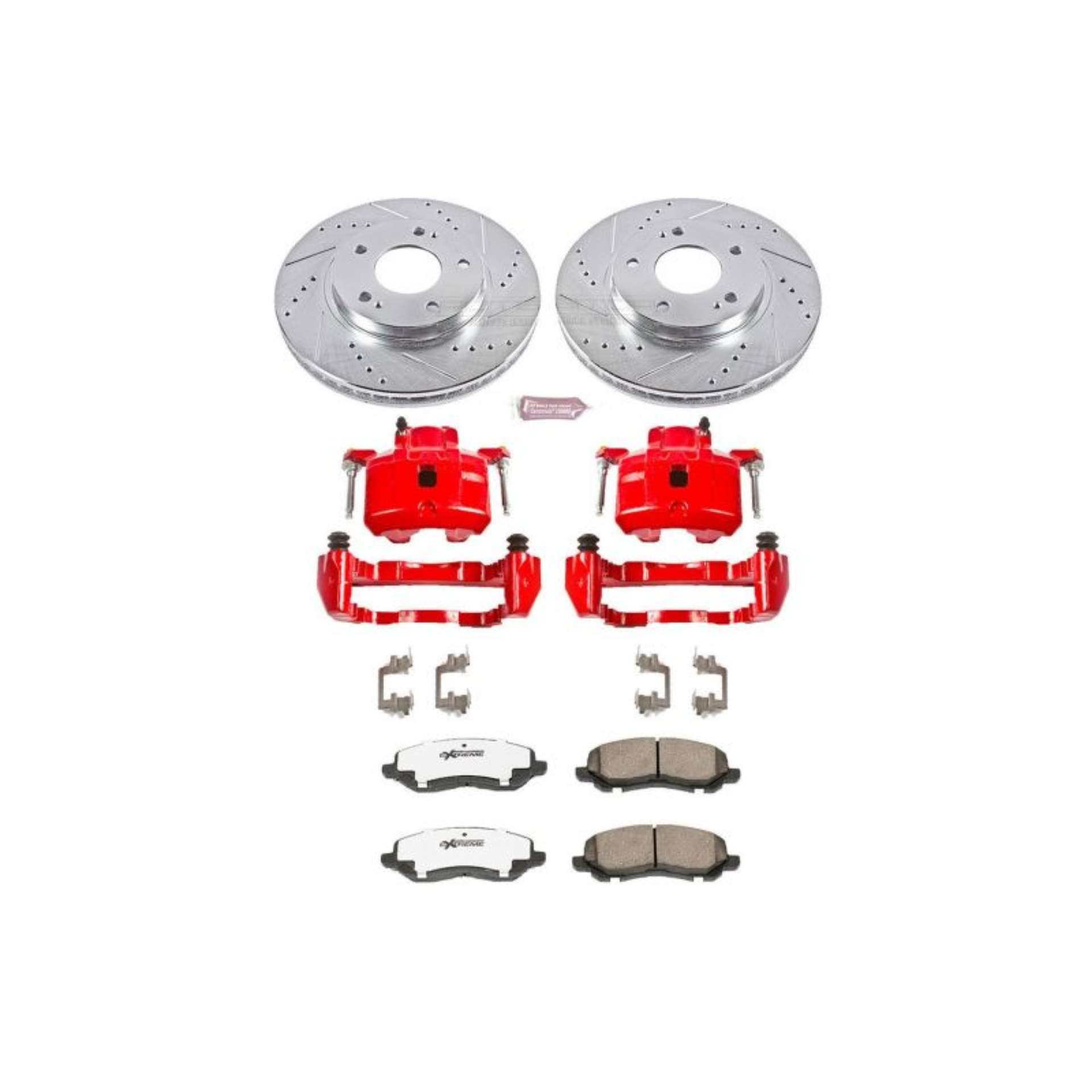 Picture of Power Stop 01-02 Chrysler Sebring Front Z26 Street Warrior Brake Kit w-Calipers