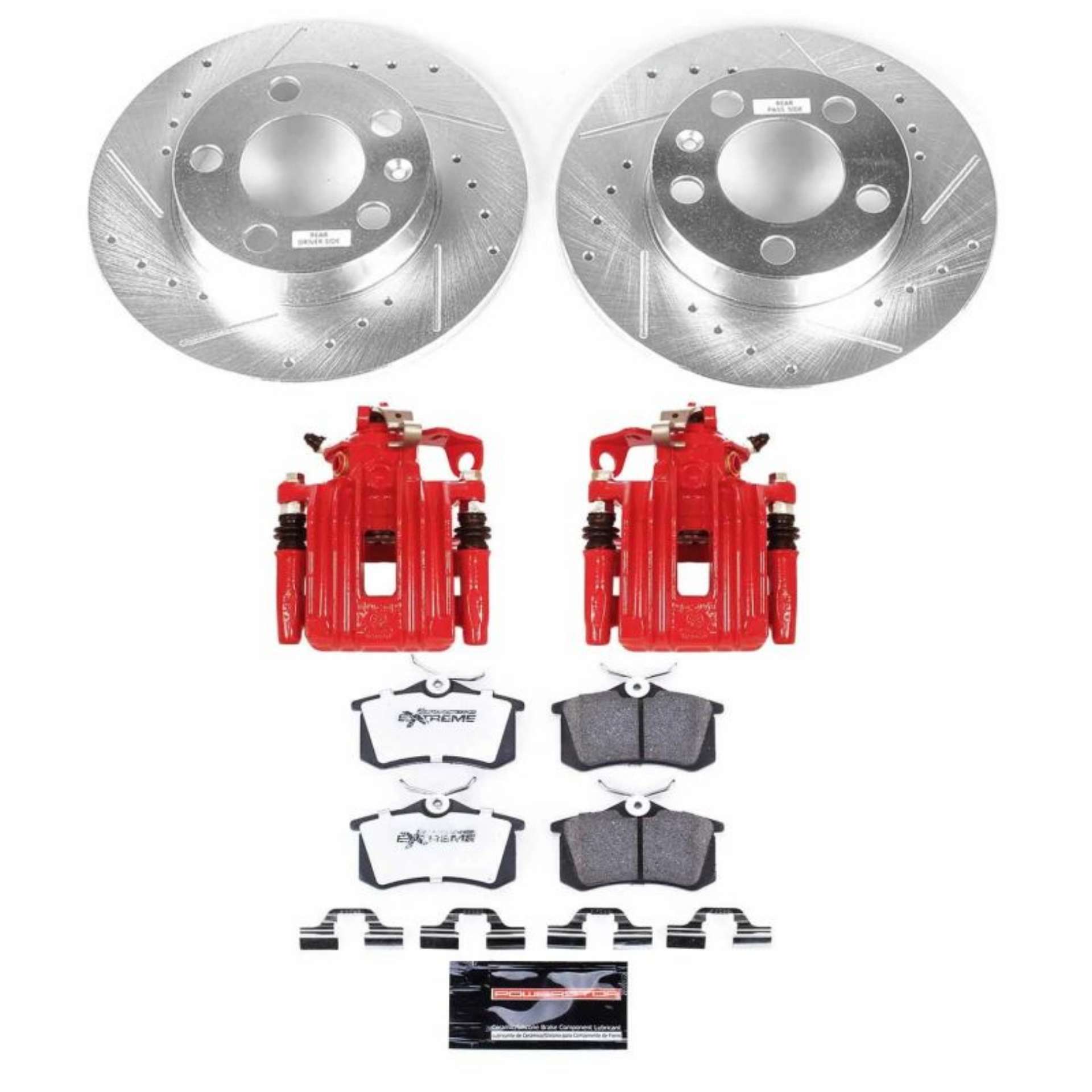 Picture of Power Stop 00-10 Volkswagen Beetle Rear Z26 Street Warrior Brake Kit w-Calipers