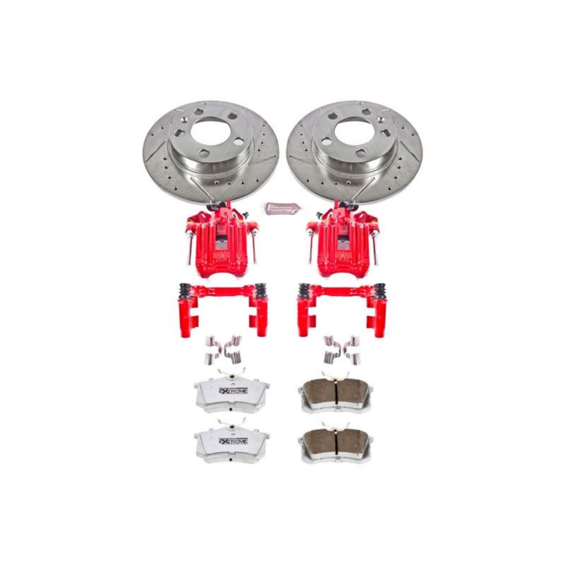 Picture of Power Stop 01-05 Volkswagen Jetta Rear Z26 Street Warrior Brake Kit w-Calipers