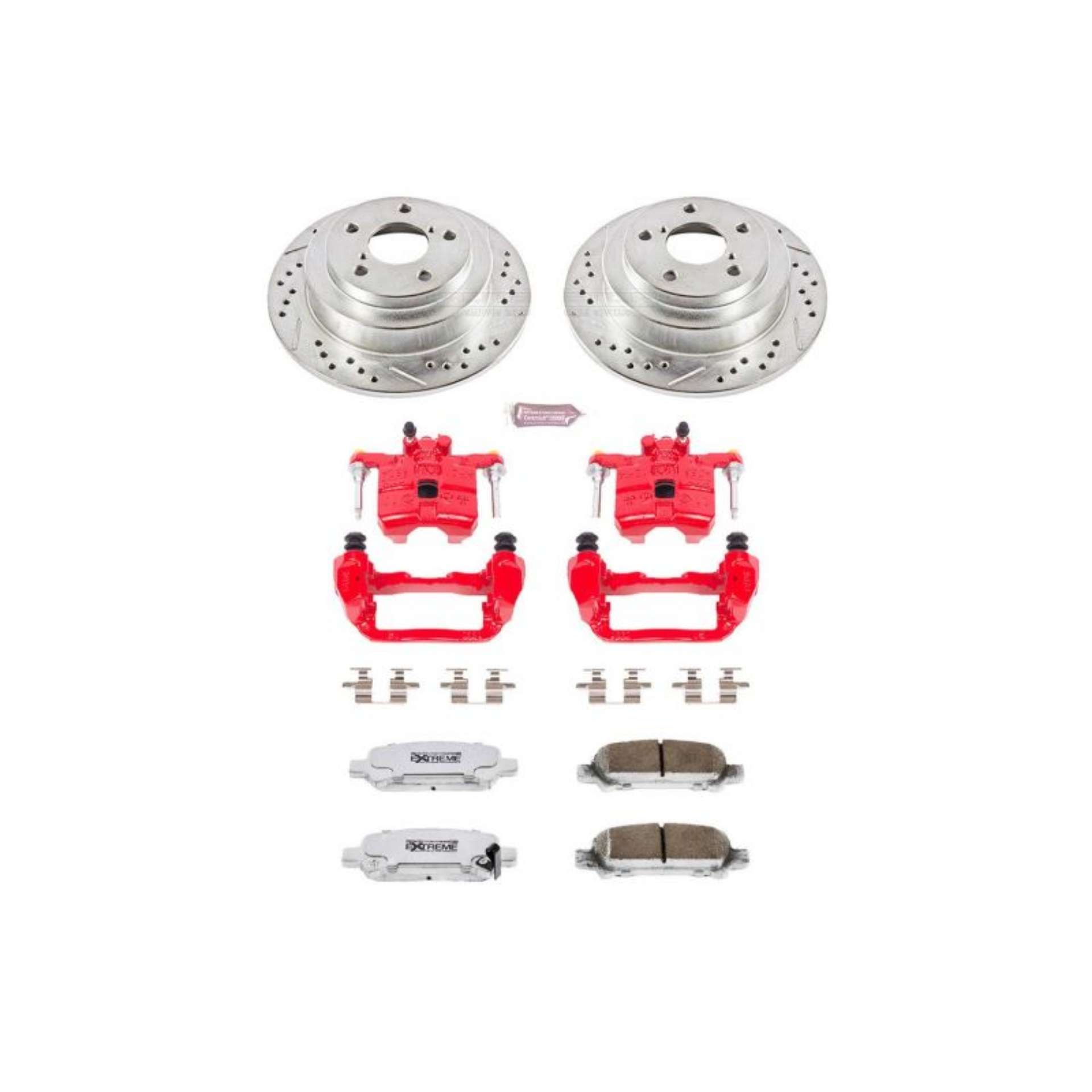 Picture of Power Stop 98-03 Subaru Forester Rear Z26 Street Warrior Brake Kit w-Calipers