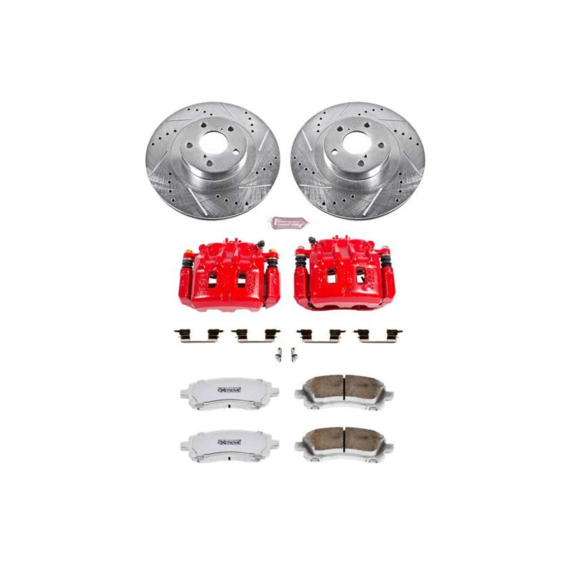 Picture of Power Stop 02-03 Subaru Impreza Front Z26 Street Warrior Brake Kit w-Calipers