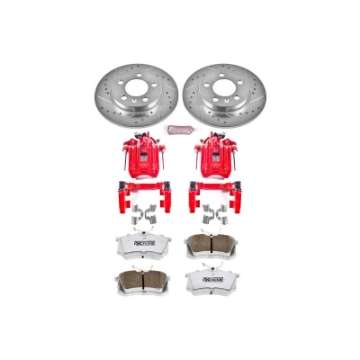 Picture of Power Stop 00-06 Audi TT Quattro Rear Z26 Street Warrior Brake Kit w-Calipers