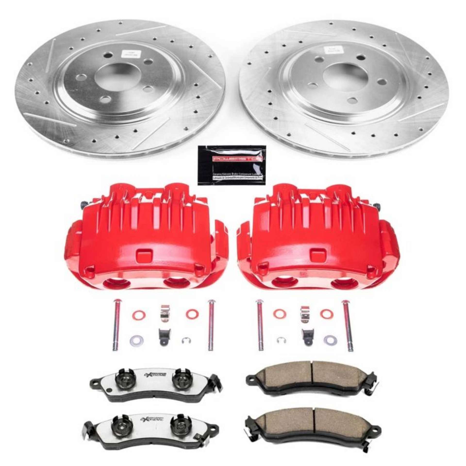 Picture of Power Stop 98-94 Ford Mustang Front Z26 Street Warrior Brake Kit w-Calipers