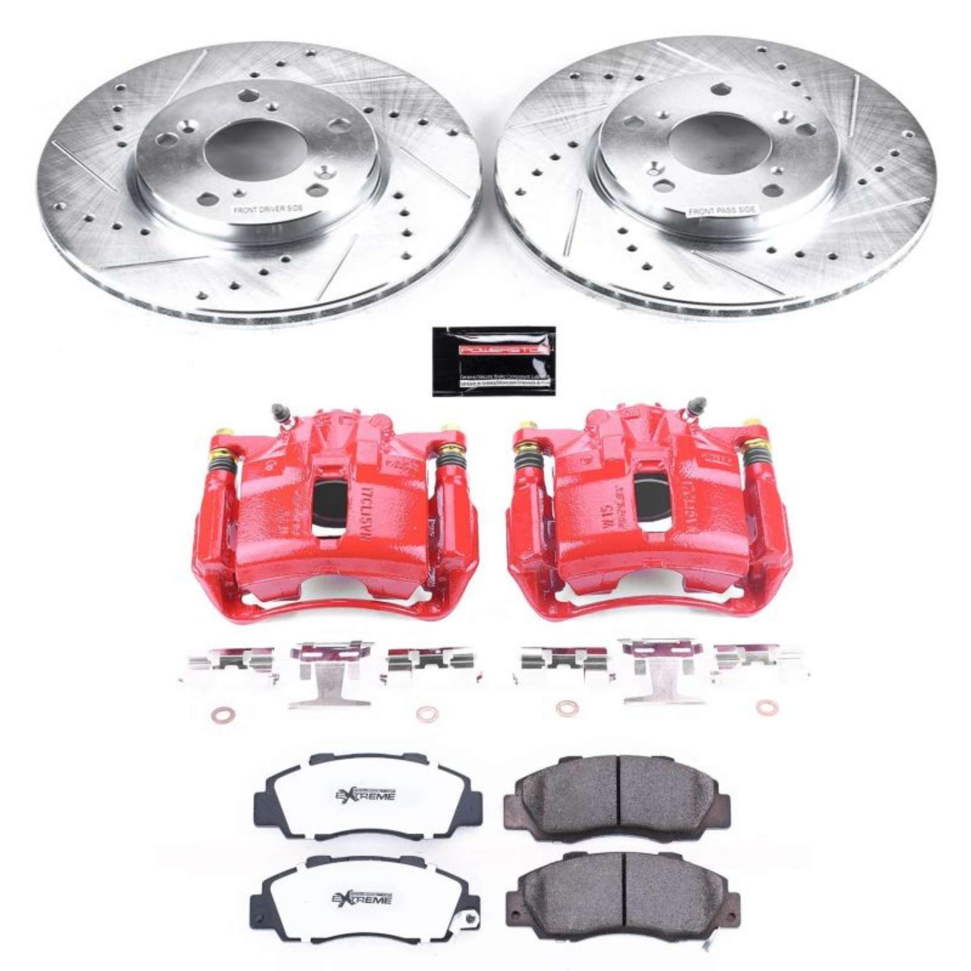 Picture of Power Stop 98-02 Honda Accord Front Z26 Street Warrior Brake Kit w-Calipers