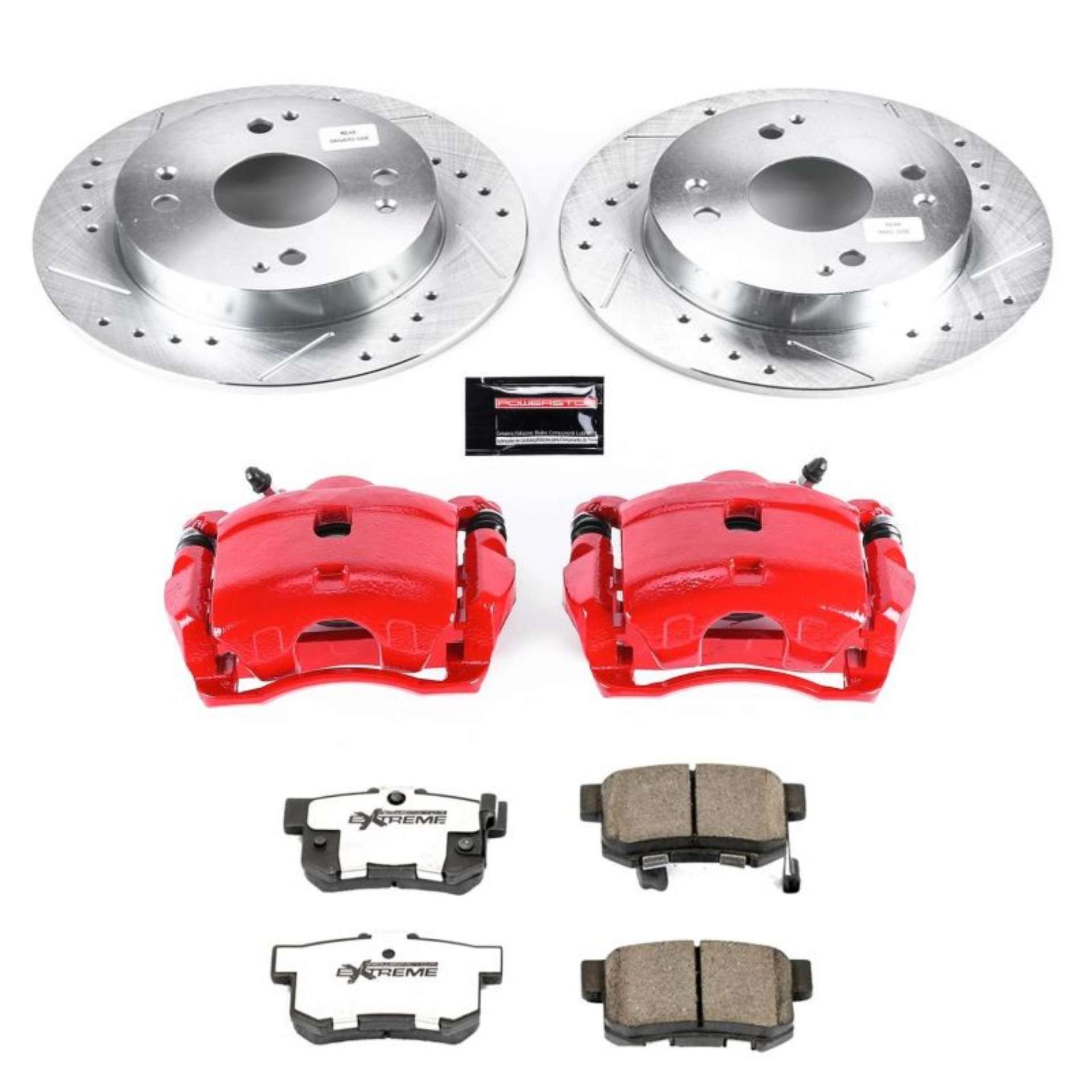 Picture of Power Stop 91-97 Honda Accord Rear Z26 Street Warrior Brake Kit w-Calipers