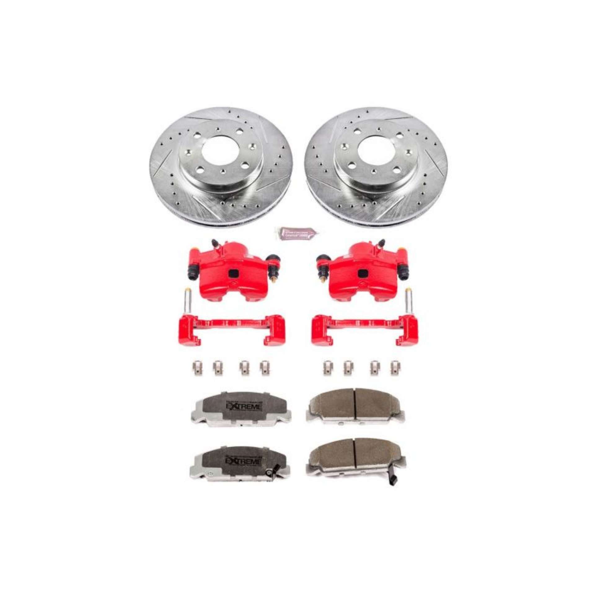 Picture of Power Stop 90-00 Honda Civic Front Z26 Street Warrior Brake Kit w-Calipers