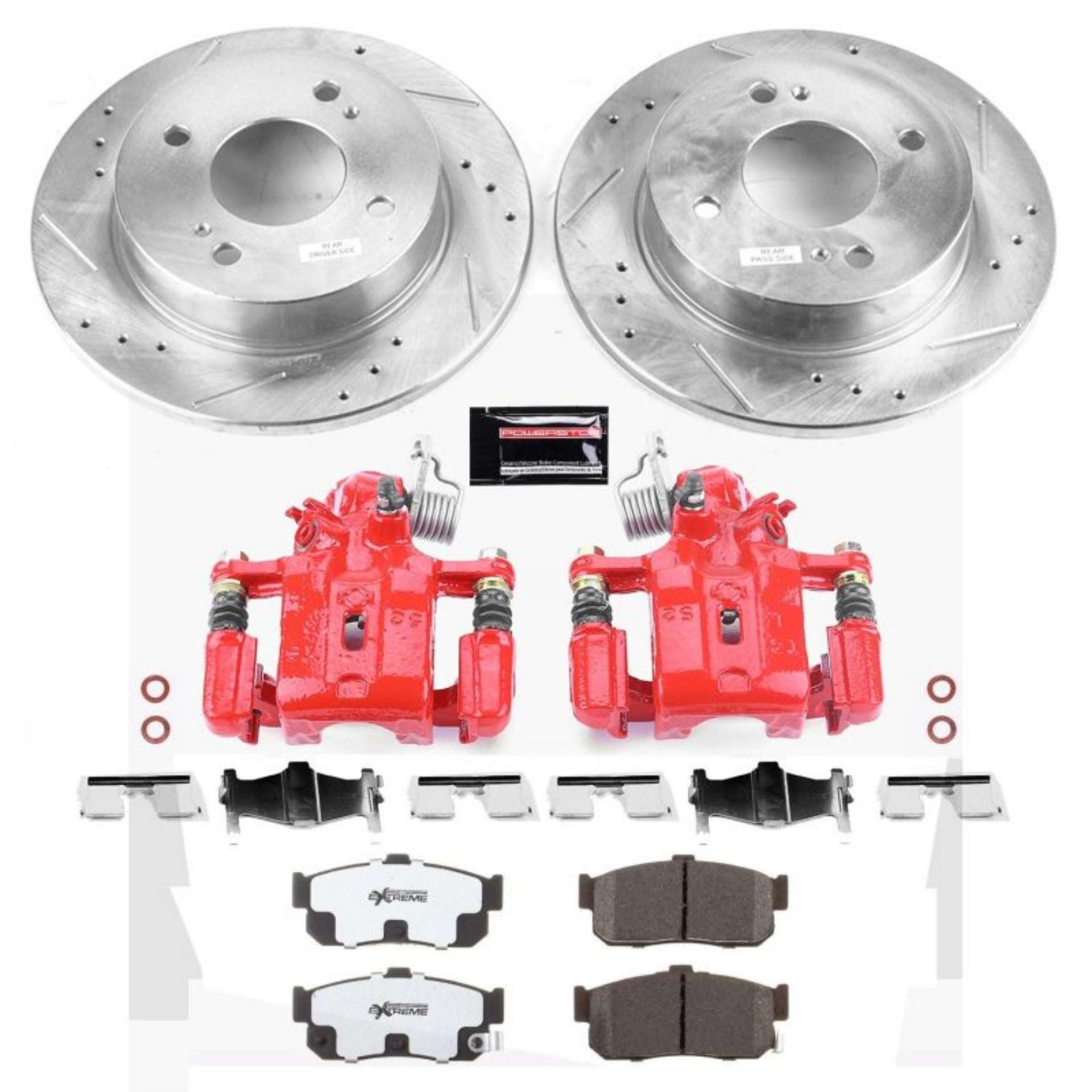 Picture of Power Stop 99-01 Infiniti G20 Rear Z26 Street Warrior Brake Kit w-Calipers