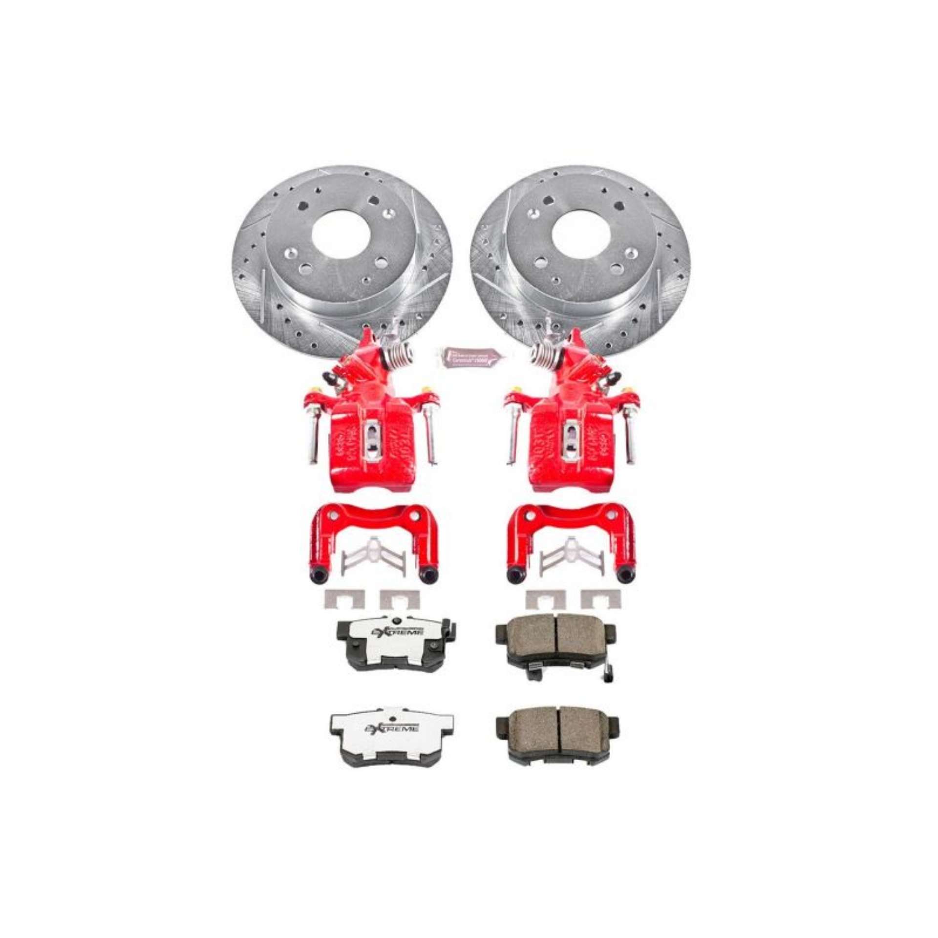 Picture of Power Stop 98-02 Honda Accord Rear Z26 Street Warrior Brake Kit w-Calipers