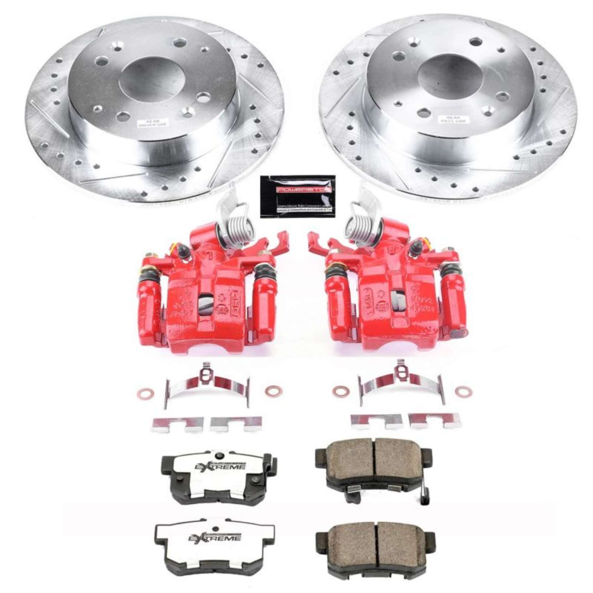 Picture of Power Stop 98-02 Honda Accord Rear Z26 Street Warrior Brake Kit w-Calipers