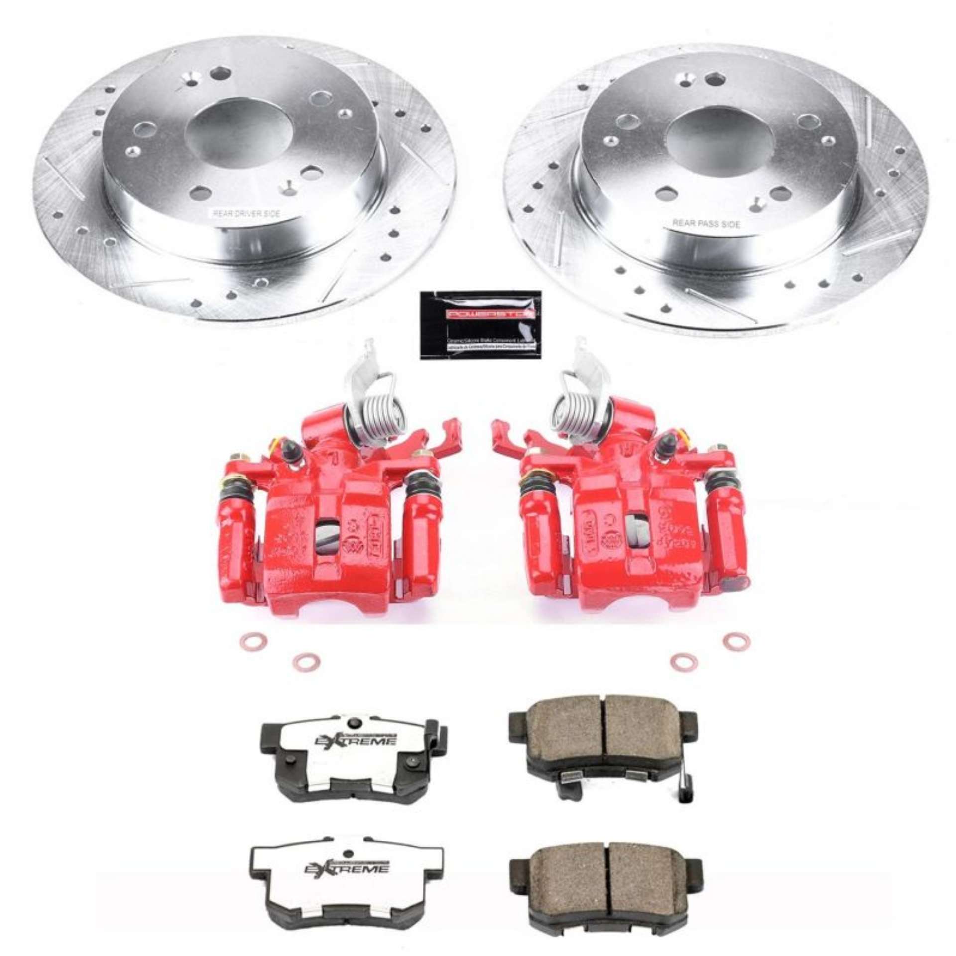 Picture of Power Stop 98-02 Honda Accord Rear Z26 Street Warrior Brake Kit w-Calipers