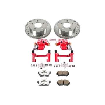 Picture of Power Stop 94-04 Ford Mustang Rear Z26 Street Warrior Brake Kit w-Calipers