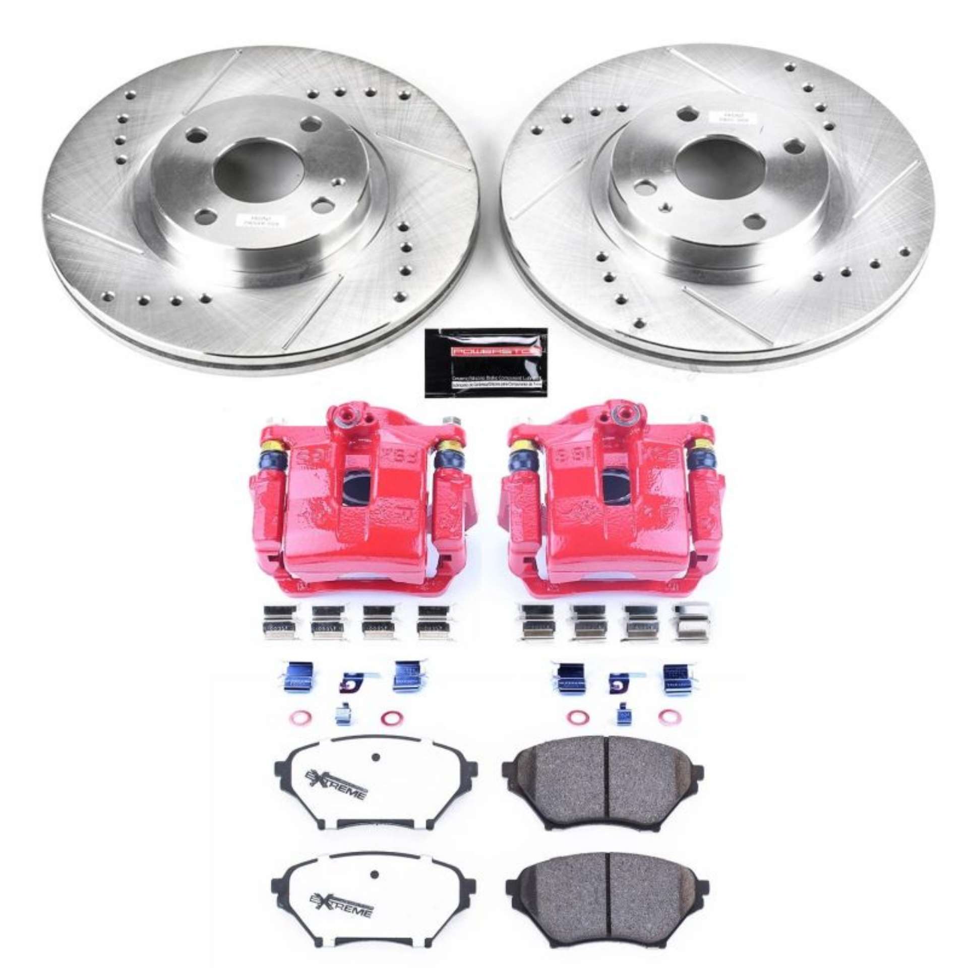 Picture of Power Stop 01-05 Mazda Miata Front Z26 Street Warrior Brake Kit w-Calipers