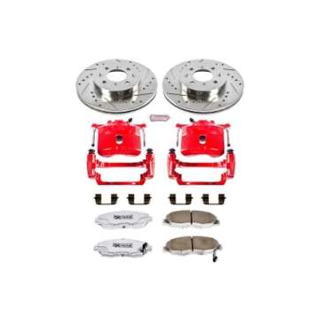 Picture of Power Stop 01-05 Honda Civic Front Z26 Street Warrior Brake Kit w-Calipers