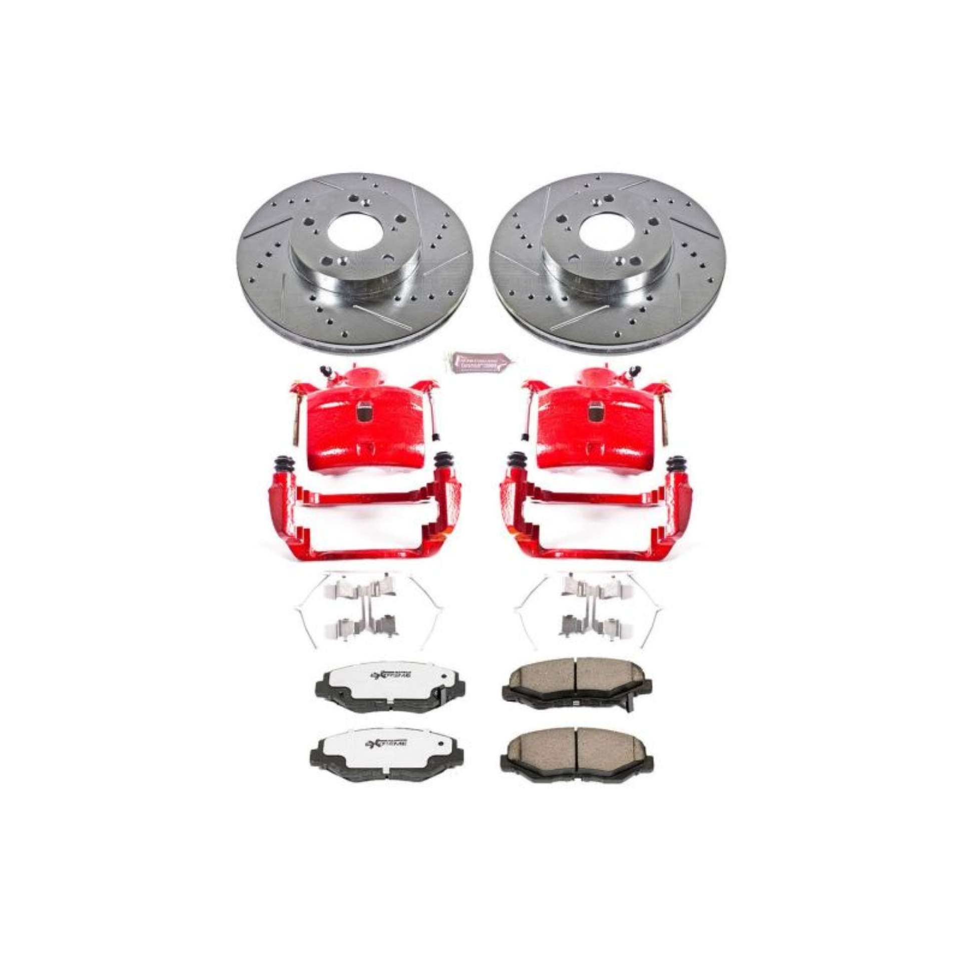 Picture of Power Stop 02-04 Honda CR-V Front Z26 Street Warrior Brake Kit w-Calipers