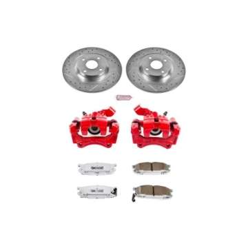 Picture of Power Stop 01-05 Mazda Miata Rear Z26 Street Warrior Brake Kit w-Calipers