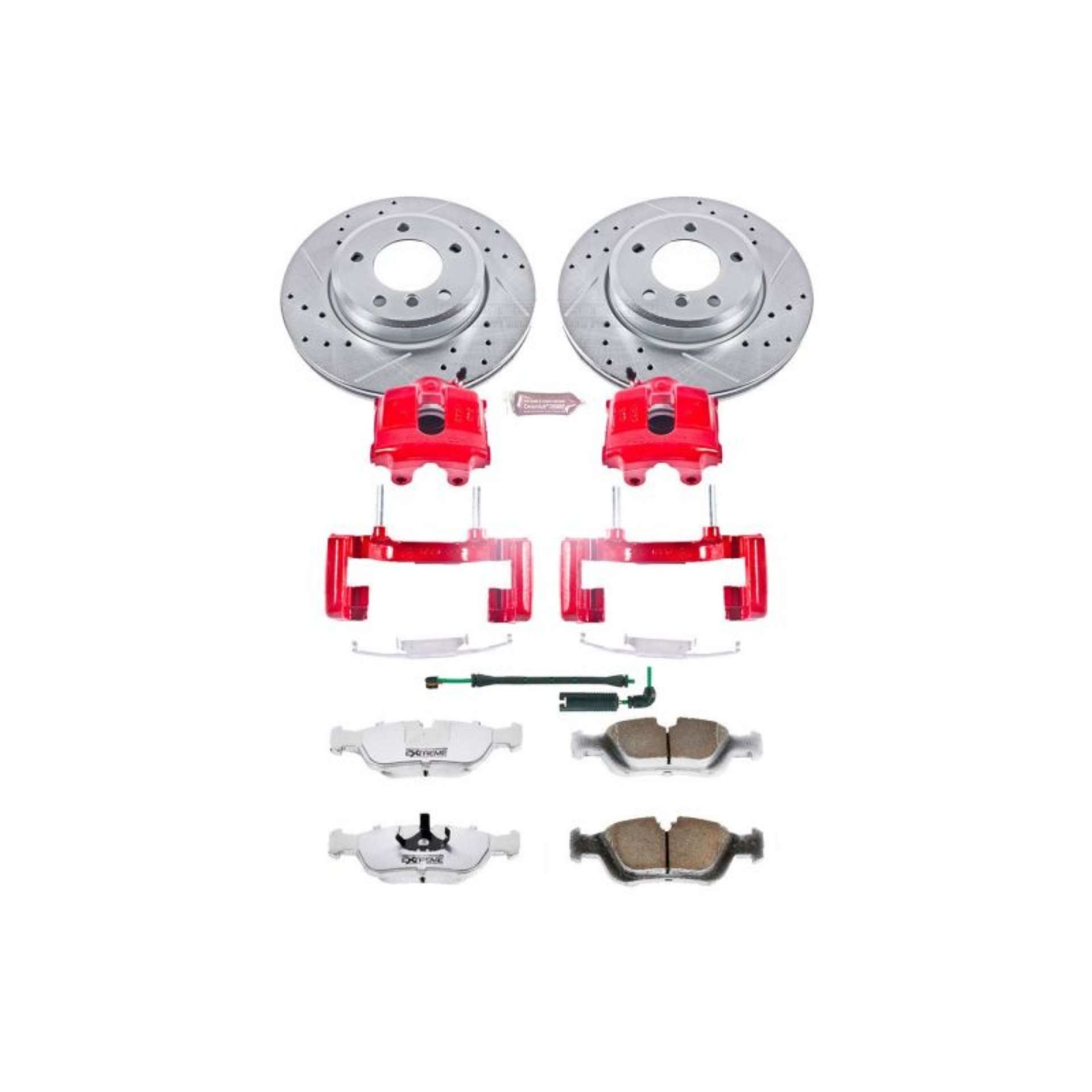 Picture of Power Stop 01-05 BMW 325xi Front Z26 Street Warrior Brake Kit w-Calipers