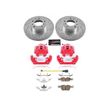 Picture of Power Stop 87-89 BMW 735i Front Z26 Street Warrior Brake Kit w-Calipers