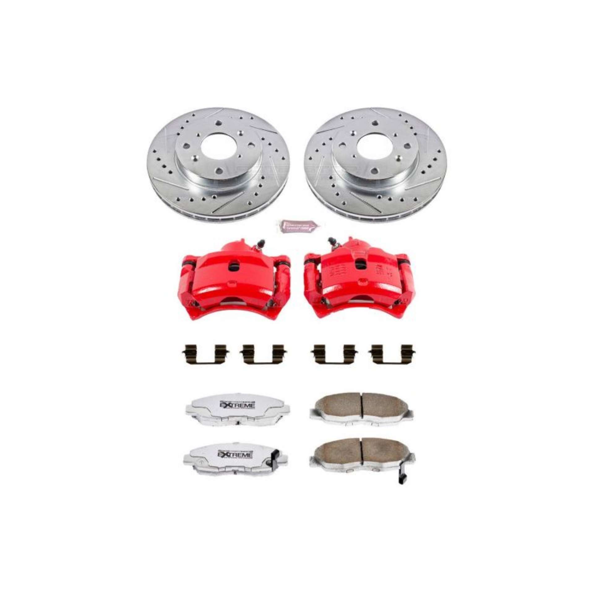 Picture of Power Stop 98-99 Acura CL Front Z26 Street Warrior Brake Kit w-Calipers