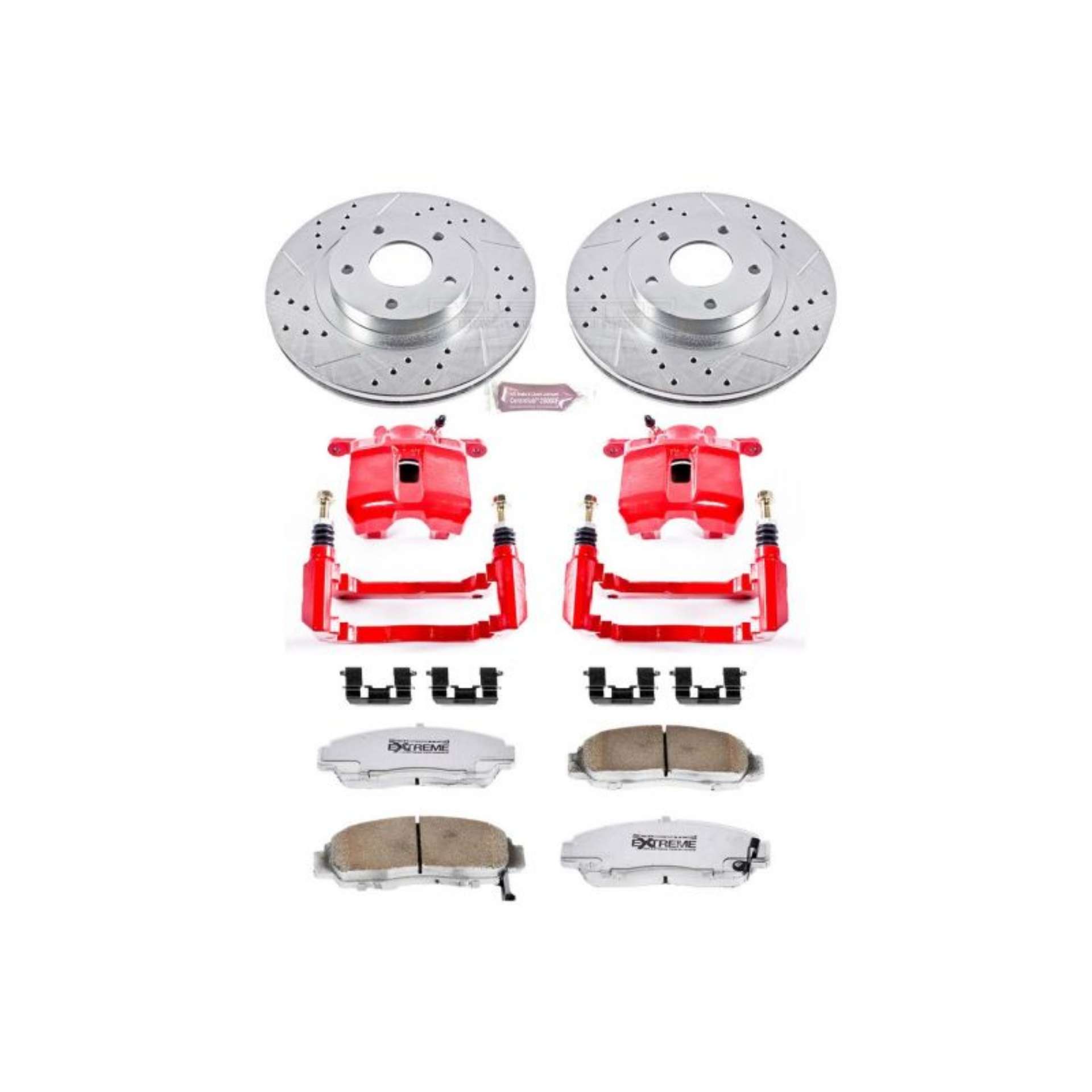 Picture of Power Stop 99-04 Acura RL Front Z26 Street Warrior Brake Kit w-Calipers