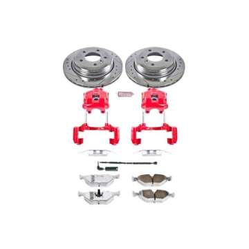 Picture of Power Stop 01-05 BMW 325xi Rear Z26 Street Warrior Brake Kit w-Calipers