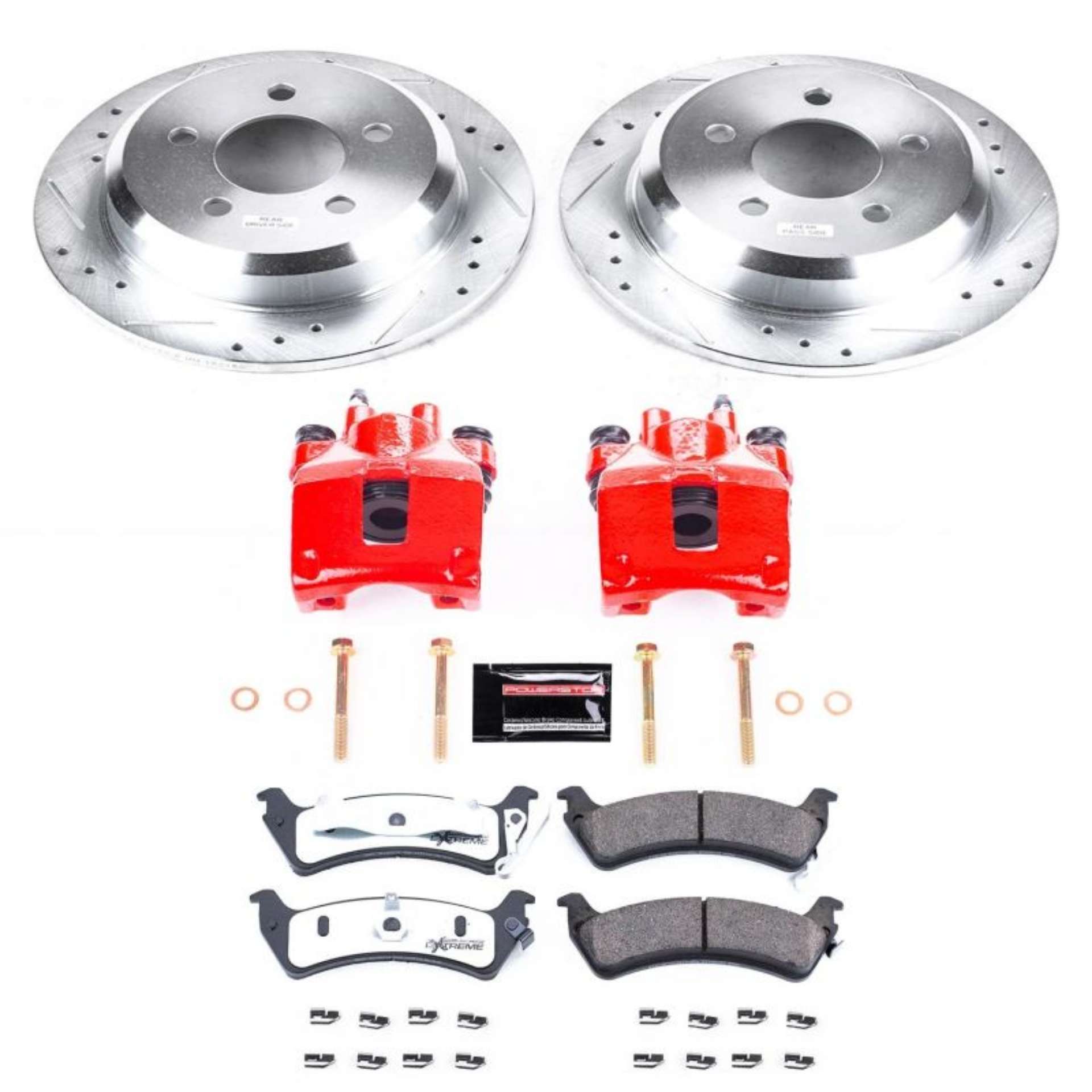 Picture of Power Stop 95-98 Jeep Grand Cherokee Rear Z36 Truck & Tow Brake Kit w-Calipers