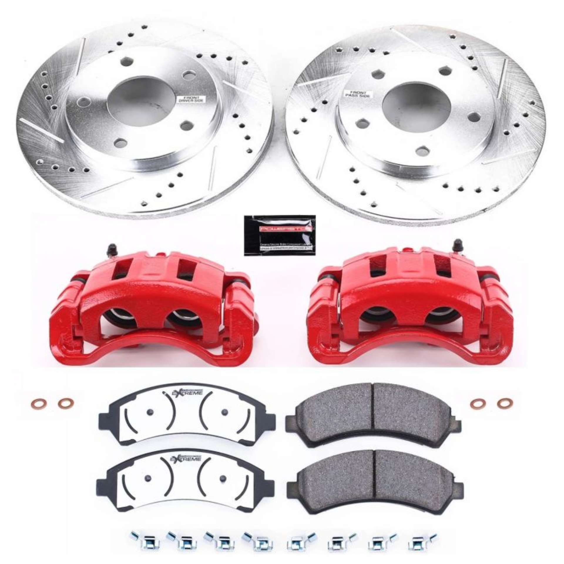 Picture of Power Stop 97-05 Chevrolet Blazer Front Z36 Truck & Tow Brake Kit w-Calipers