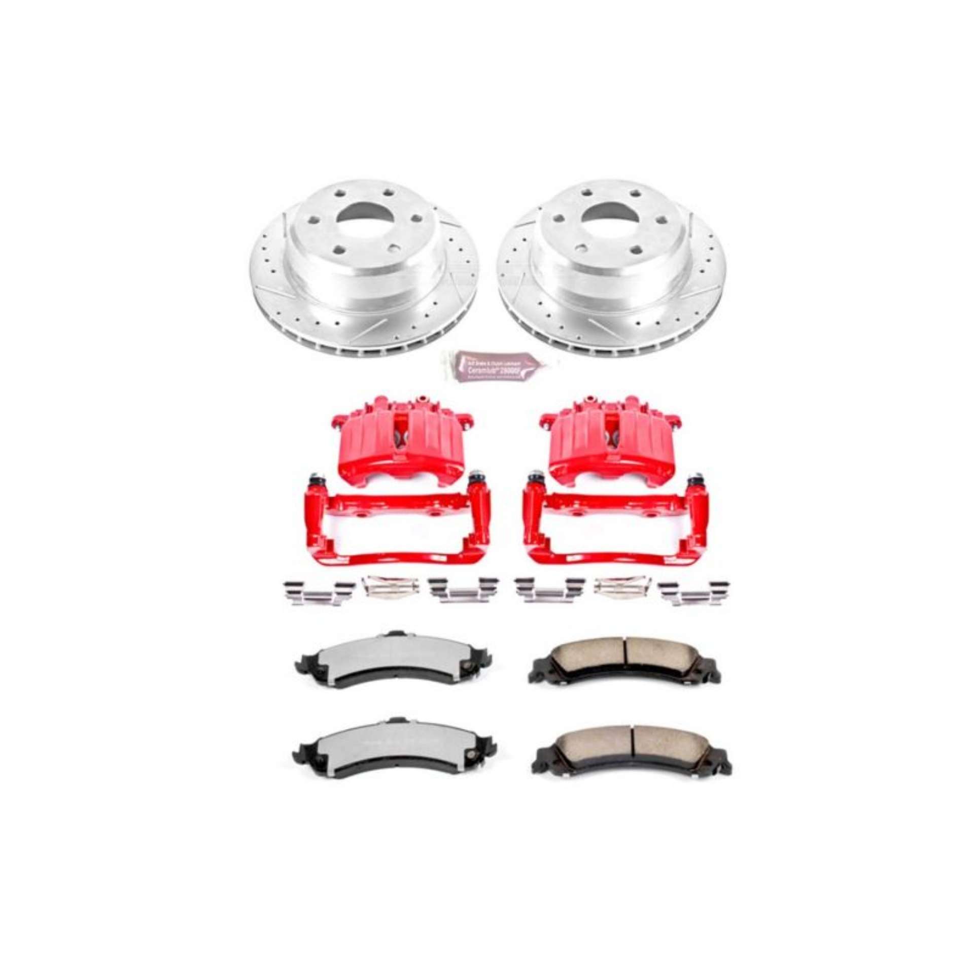 Picture of Power Stop 02-06 Cadillac Escalade Rear Z36 Truck & Tow Brake Kit w-Calipers