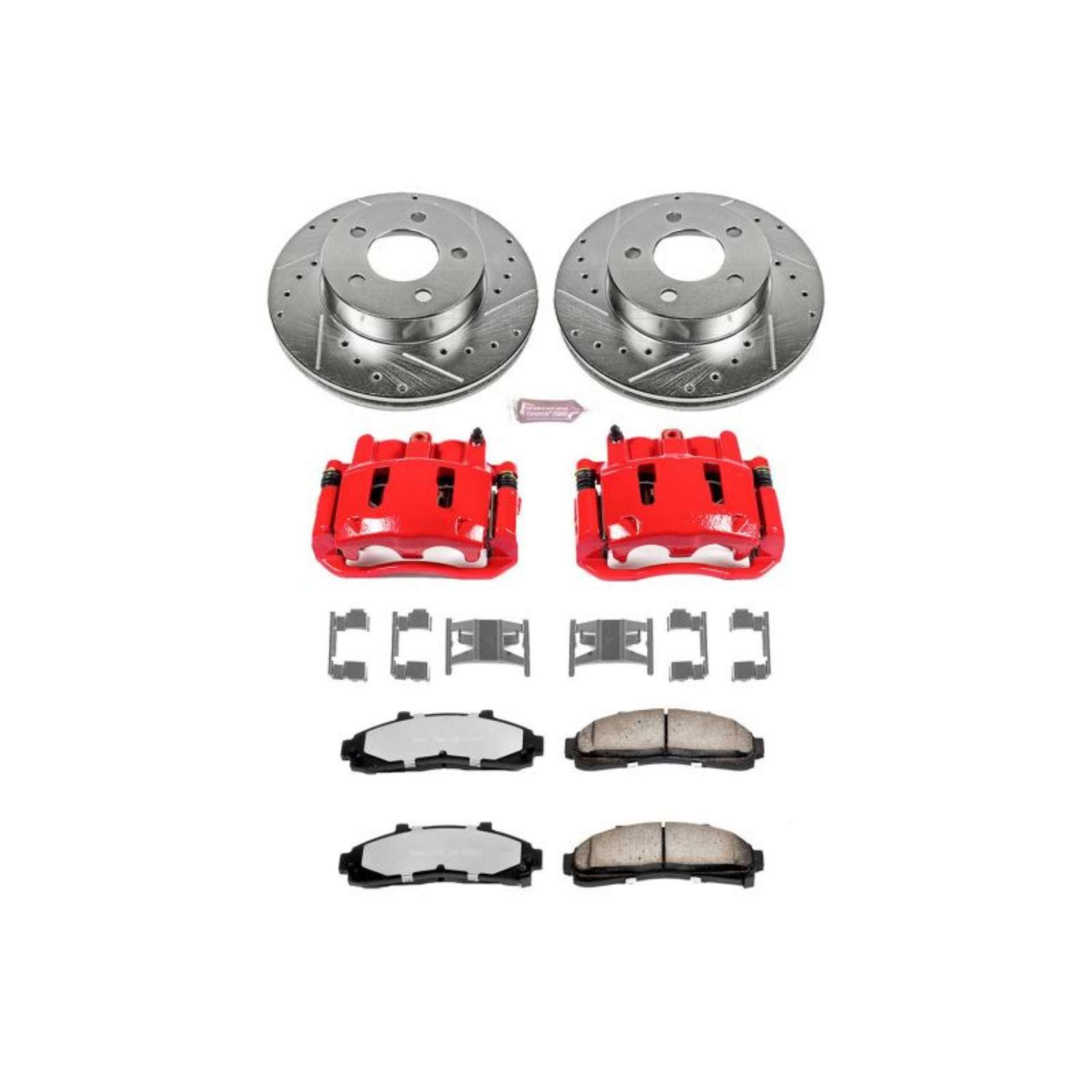 Picture of Power Stop 95-01 Ford Explorer Front Z36 Truck & Tow Brake Kit w-Calipers