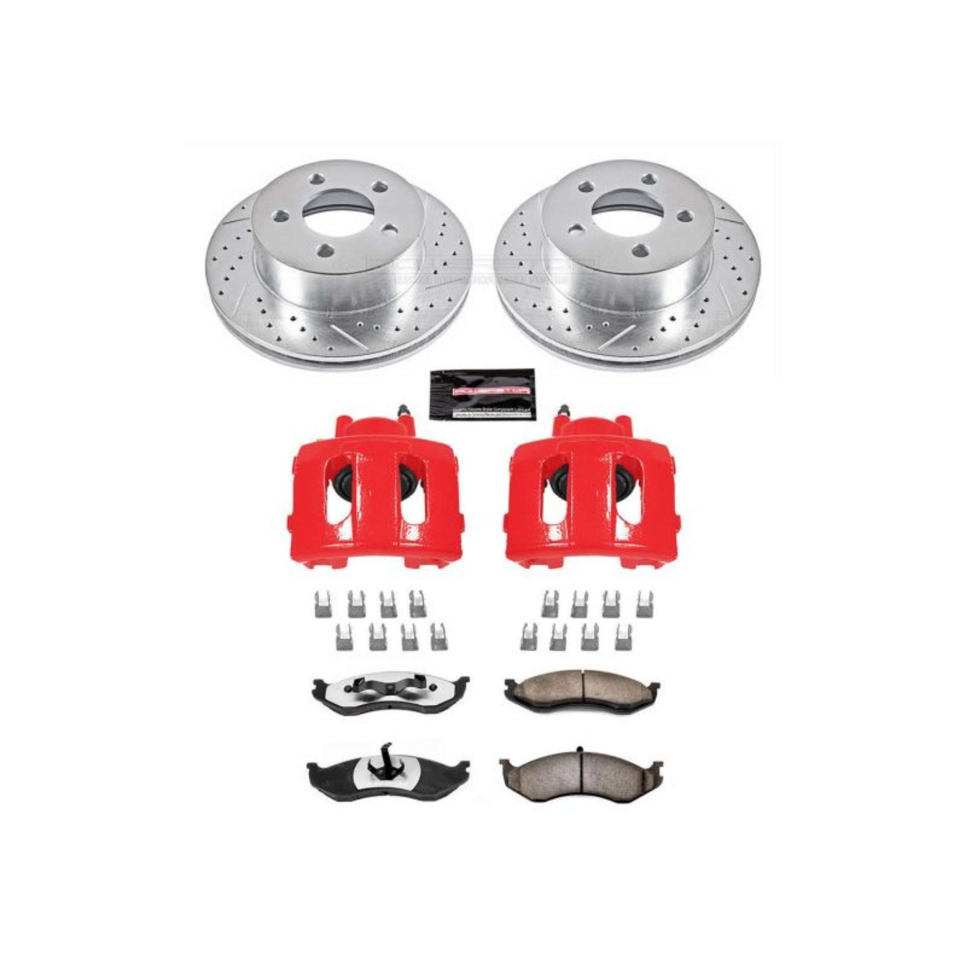 Picture of Power Stop 99-01 Jeep Cherokee Front Z36 Truck & Tow Brake Kit w-Calipers