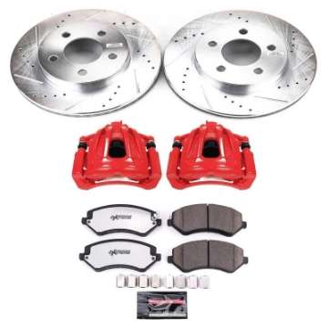 Picture of Power Stop 02-07 Jeep Liberty Front Z36 Truck & Tow Brake Kit w-Calipers