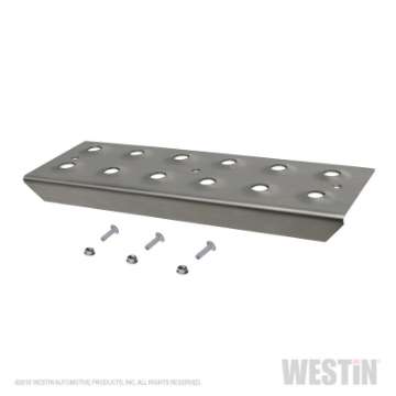 Picture of Westin 11in Step Plate w-screws Set of 2- Stainless Steel