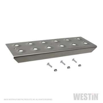 Picture of Westin 11in Step Plate w-screws Set of 2- Stainless Steel