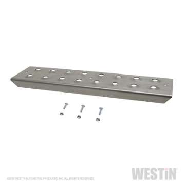 Picture of Westin 15in Step Plate w-screws Set of 2- Stainless Steel