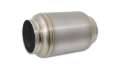 Picture of Vibrant Titanium Muffler w-Natural Tip 3in- Inlet - 3in- Outlet - 4-25in Dia