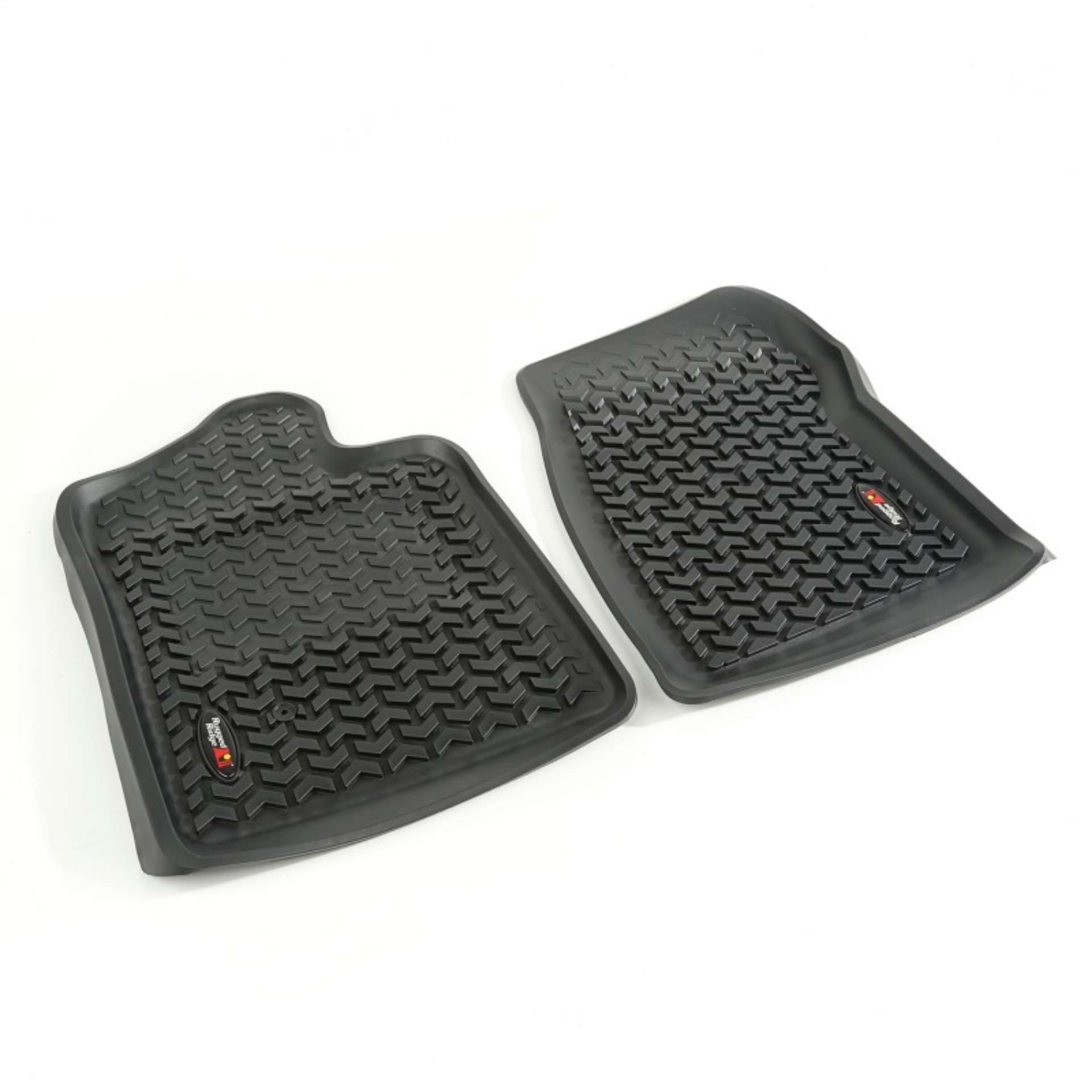 Picture of Rugged Ridge Floor Liner Front Black 2007-2013 Chevrolet - GMC Silverado - Sierra 1500 Regular Cab