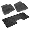 Picture of Rugged Ridge Floor Liner Front-Rear Black 2009-2014 Ford F-150 - Raptor Regular - S-Cab - S-Crew