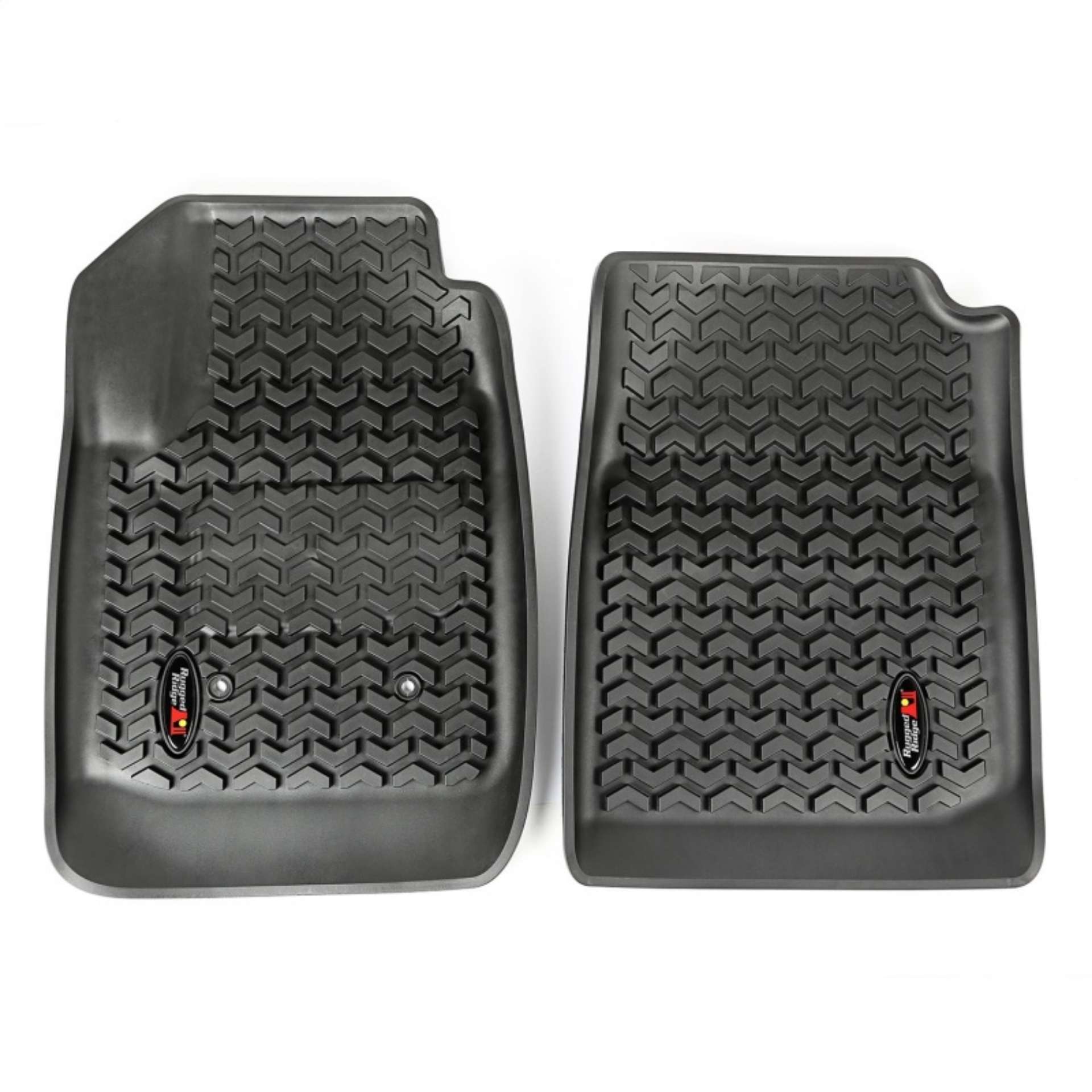 Picture of Rugged Ridge Floor Liner Front Black 2015-2019 Chevrolet - GMC Colorado - Canyon Extended Cab