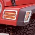 Picture of Rugged Ridge 97-06 Jeep Wrangler TJ Stainless Steel Side Marker - Turn Signal Euro Guard Set