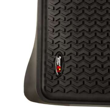 Picture of Rugged Ridge Floor Liner Rear Black 2017-2020 Ford F-250 - F-350 - F-450 - F-550 Super Crew