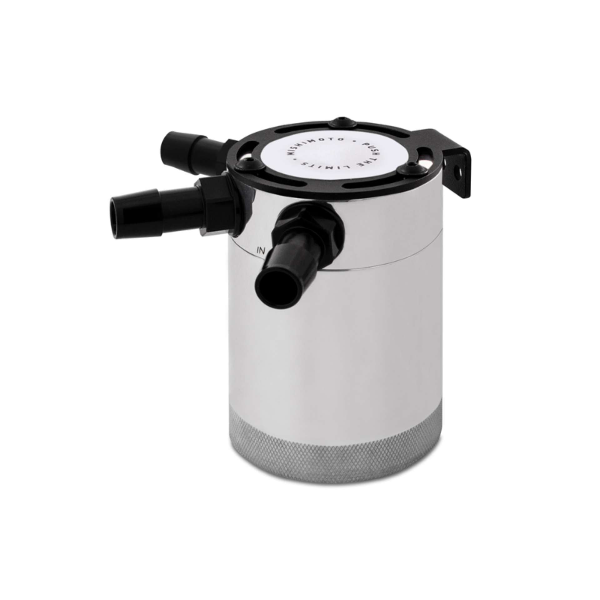 Picture of Mishimoto Compact Baffled Oil Catch Can - 3-Port - Polished