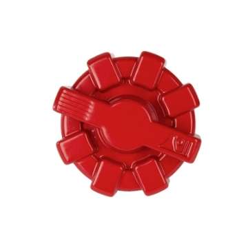 Picture of Rugged Ridge 07-20 Jeep Wrangler JK-JL - 2020 Gladiator JT Red Aluminum Elite Fuel Cap