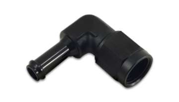 Picture of Vibrant -6AN to 3-8in Hose Barb 90 Degree Adapter - Anodized Black