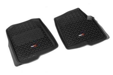 Picture of Rugged Ridge Floor Liner Front Black 2004-2008 Ford F-150 Raptor - Regular - Extended