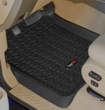 Picture of Rugged Ridge Floor Liner Front Black 2004-2008 Ford F-150 Raptor - Regular - Extended