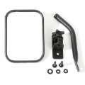 Picture of Rugged Ridge 97-18 Jeep Wrangler Textured Black Rectangluar Quick Release Mirror Kit